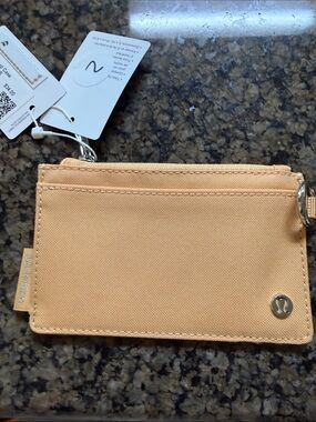 Lululemon Peach Card Holder Wallet